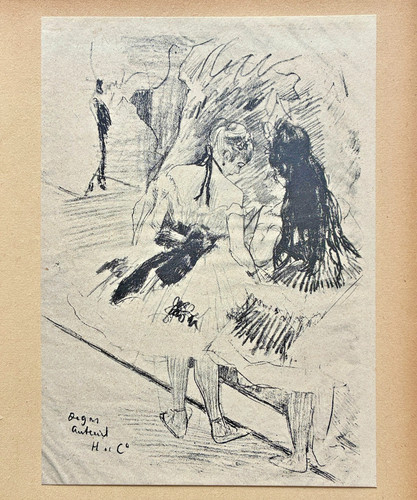 Edgar degas c1910 lithographie - edgar,