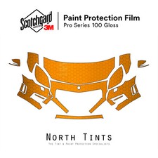 Mercedes Benz SLK55 AMG 2012-2016 3M Pro Séries Prédécoupé Peinture Film Gorge