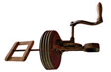 ANTIQUE BEAUTIFUL SMALL MANUAL BUTTER CHURN LATE 1800S EARLY 1900s