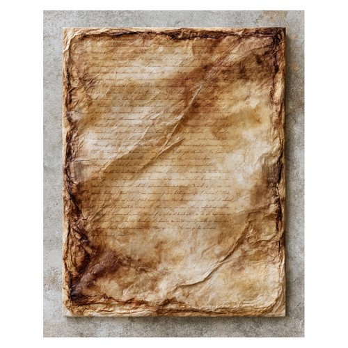 Affiche vintage manuscrit - affiche,