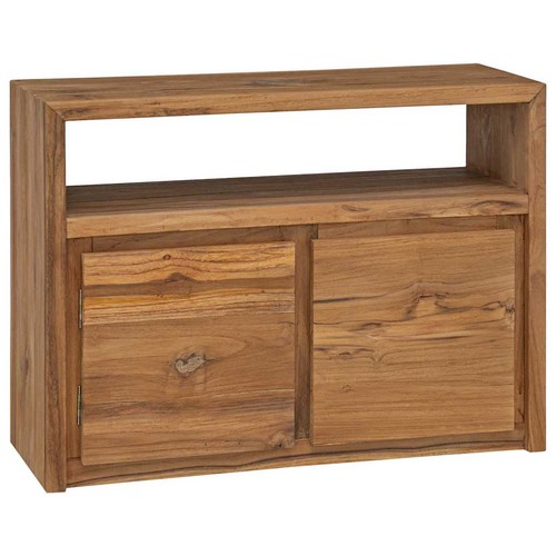 Bois teck massif buffet - bois,