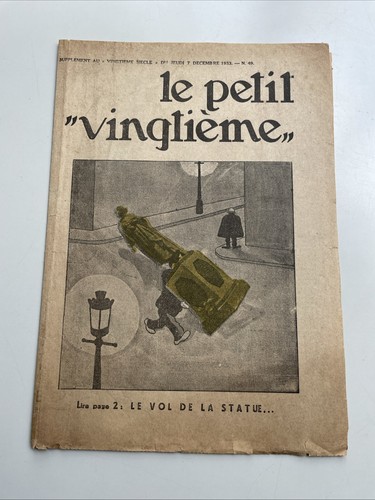 Petit vingtième le vol - -,
