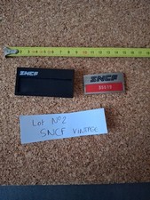 Broche Vintage SNCF + Badge Velcro