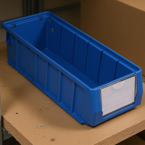 Bac rangement bleu ouvert - bleu,