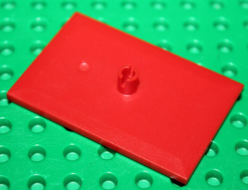 Lego train red - red, bogie