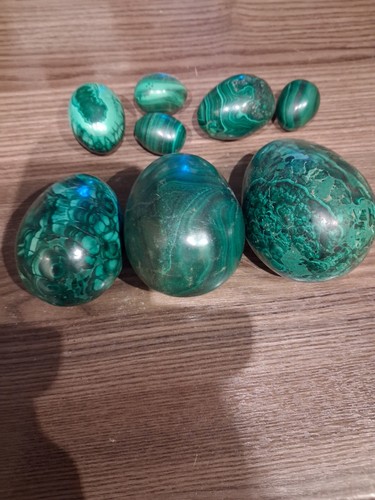 Malachite lot oeufs - de, 7