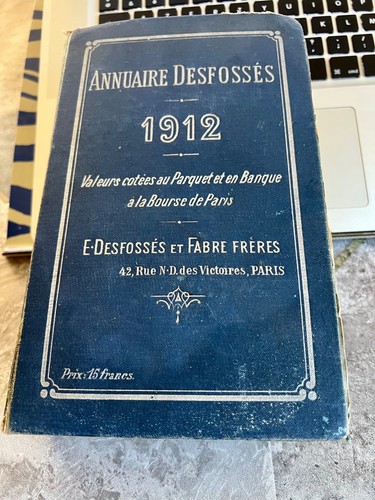 Annuaire defossés 1912 - annuaire,