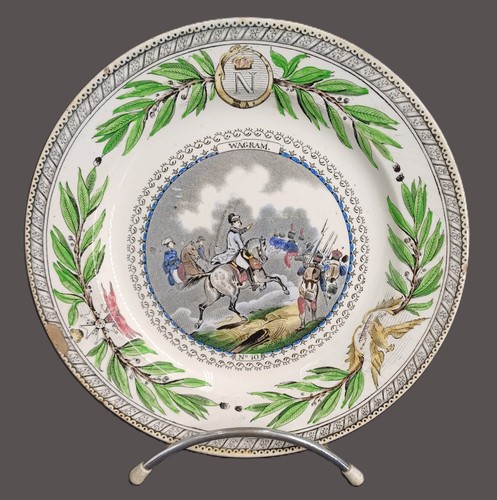 Assiette xixème faience - xixème, en