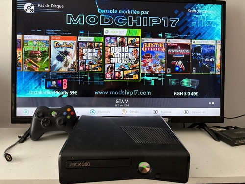 Microsoft xbox 360 slim rgh3 - 360,