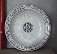 Assiette creuse ancienne plat