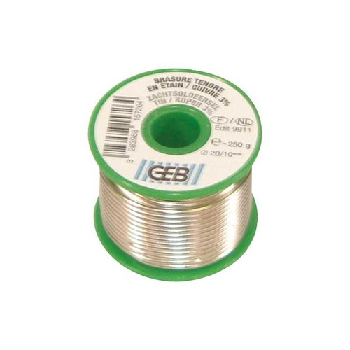 Brasure fil etain - brasure, etain/cuivre