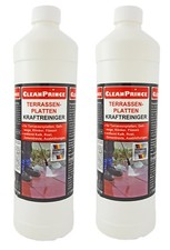 2 X Nettoyant Pour Dalles De Terrasse 1 Litre Nettoyant Pour Pierre Extérieur