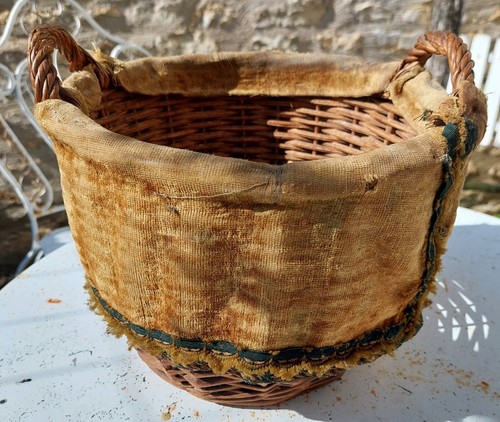 Panier ancien osier et - en,