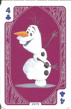 2019 DISNEY THE SNOW QUEEN CROSSROADS GAME CARD 2. OLAF N° 15 #CKDB