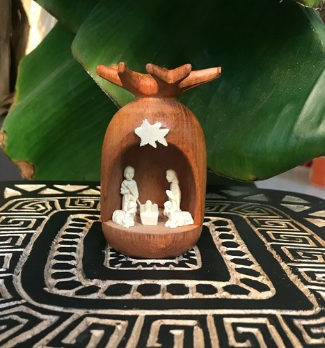 Crèche noël forme baobab - noël,