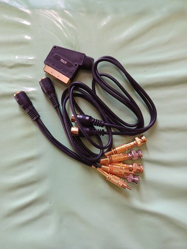 Câble péritel scart - vers, rca