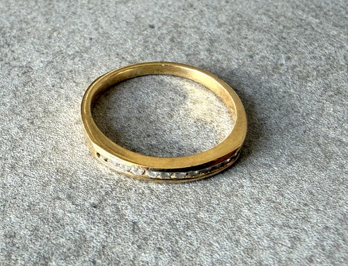Bague jaune carats et - bague, or