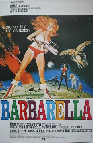 Barbarella affiche cinema - barbarella,