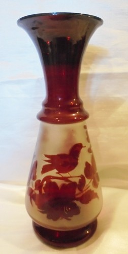 Ancien grand vase verre - vase,