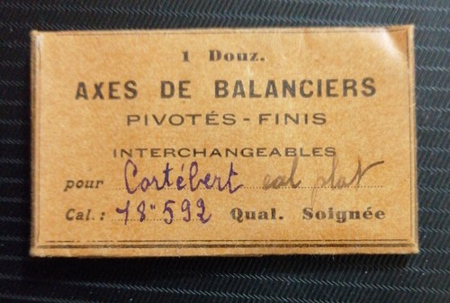 Axe balancier cortebert - de, 18"