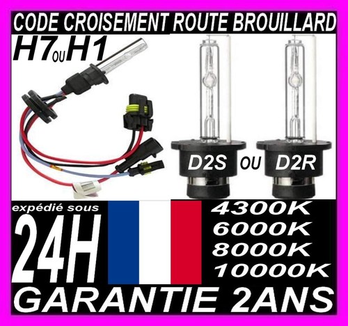 Ampoule d2s d2r - h7, pour