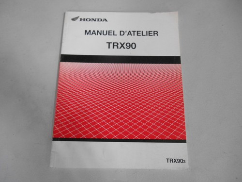 Manuel atelier honda - manuel, quad