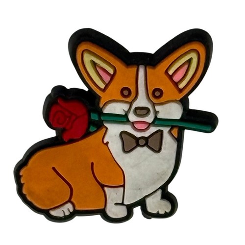 Corgi dog croc charm - charm, jibbitz
