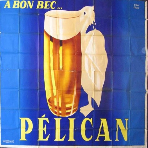 Affiche poster biere pelican - ,