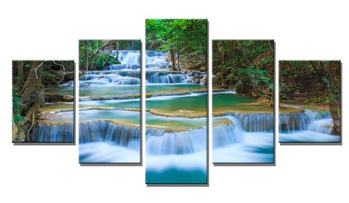 Tableau sur toile - cascades, en