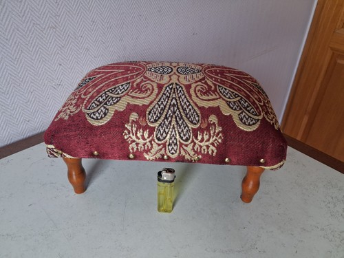 Repose pieds bois tissu - pieds,