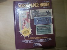 CATALOGUE WORLD PAPER MONEY 6eme EDITION VOLUME 1  PAR ALBERT PICK