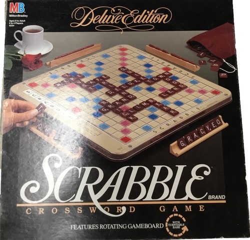 Scrabble 1989 deluxe - scrabble, ￼1989