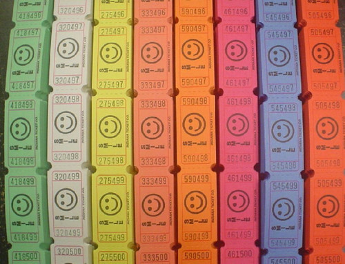 Lot tickets type cinéma - type,