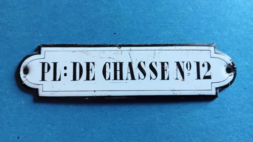 Ancienne plaque émaillée - ancienne,