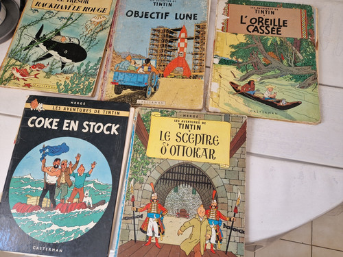 Lot albums tintin 4 - lot,