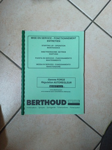 Livret utilisation berthoud - livret,