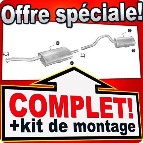 Ligne pot échappement pour - ligne,