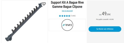 Rive support kits double - double, à