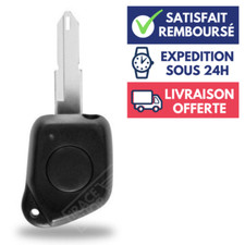 Boitier Clef Télécommande Voiture Plip Coque de Clé pour PEUGEOT 106 206 306