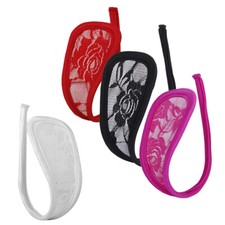 C-string Dentelle (Jaune