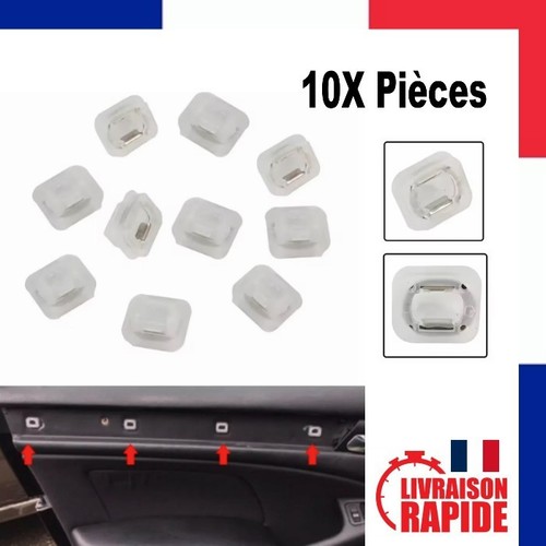 10x clips fixation garniture - 10x,