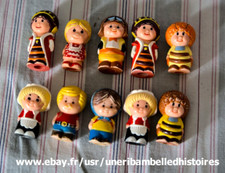 10 Anciennes Figurine Personnage Arbre Citrouille Magique ruche Klorofil Vulli