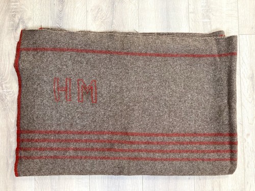 Ancienne couverture militaire - couverture,