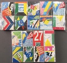 Lot de 18 boîtes d'allumettes