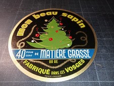 Etiquette NEUVE fromage camembert MONT BEAU SAPIN - VOSGES 88-AE