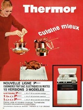  publicité Advertising 0522 1968  Thermor  cuisinière tout gaz mixte éléctrique