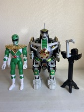 1993 Mighty Morphin Power Rangers Dragon Zord Megazord W/ Green Ranger Figure!!