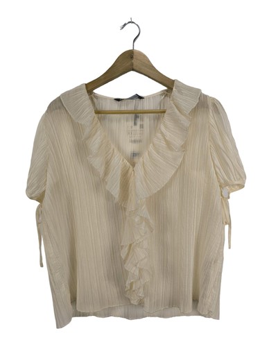 Zara blouse transparente dames - blouse,