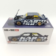 BMW M3 E30 Kaido Works V1 - Kaido House x Mini GT  1:64 - Neuf - Bleu Kaido #154