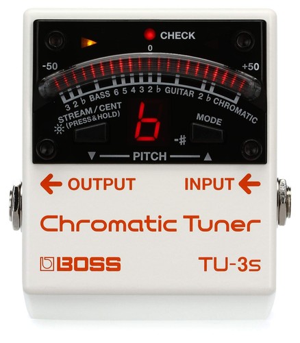 Boss chromatic tuner - tu-3s,